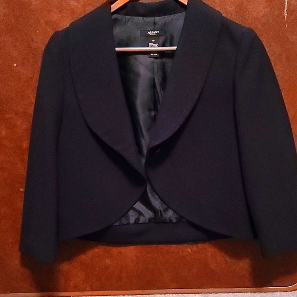 Alfani opera coat 4P black blazer